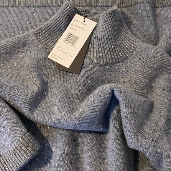 Lafayette 148 New York Sweater Dress Blue Wool Cashmere XS - Picture 4 of 4